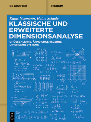 cover image of Klassische und erweiterte Dimensionsanalyse